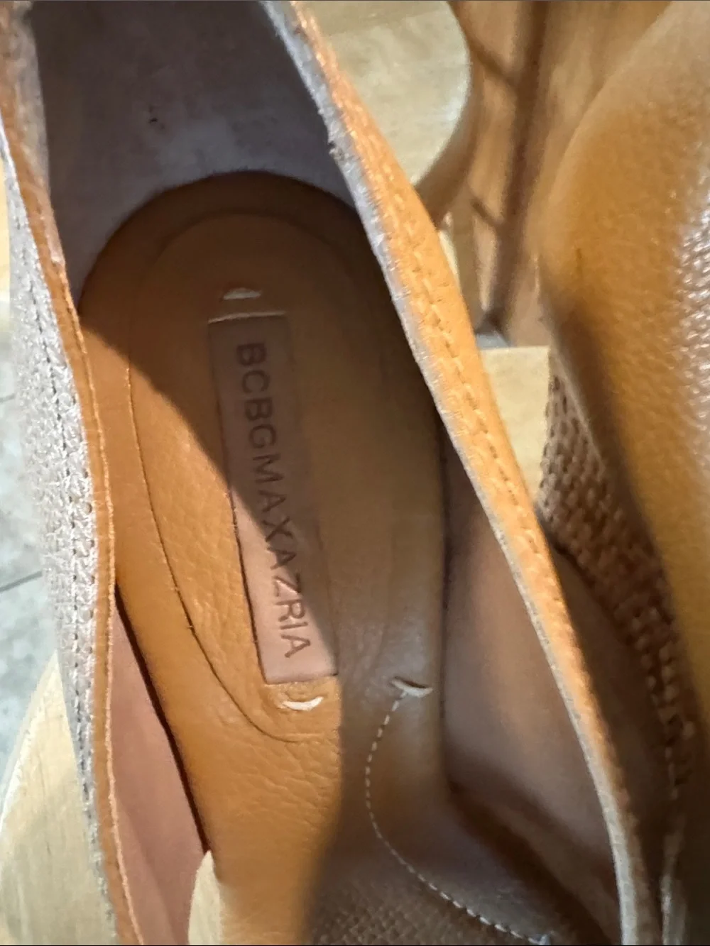 BCBGMaxAzria peep toe